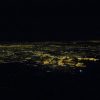 飛行機から見る夜景