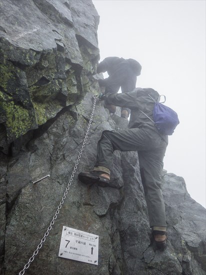 剣岳で滑落の危機 カニのタテバイ ヨコバイの恐怖