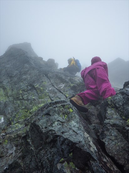 剣岳で滑落の危機 カニのタテバイ ヨコバイの恐怖