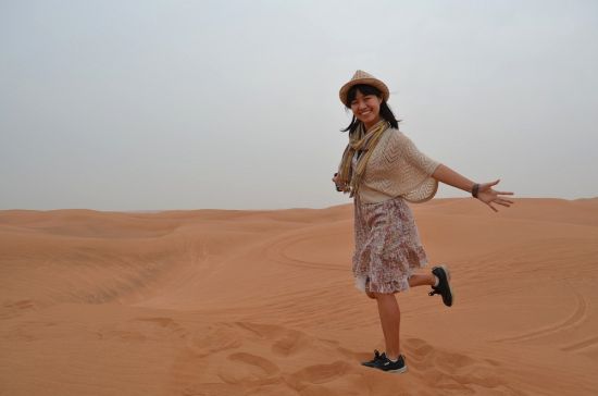 ドバイの砂漠